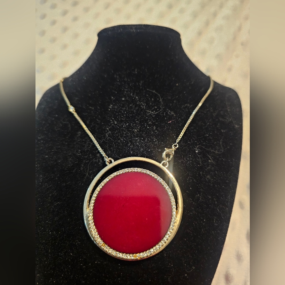 Red Pendant Necklace